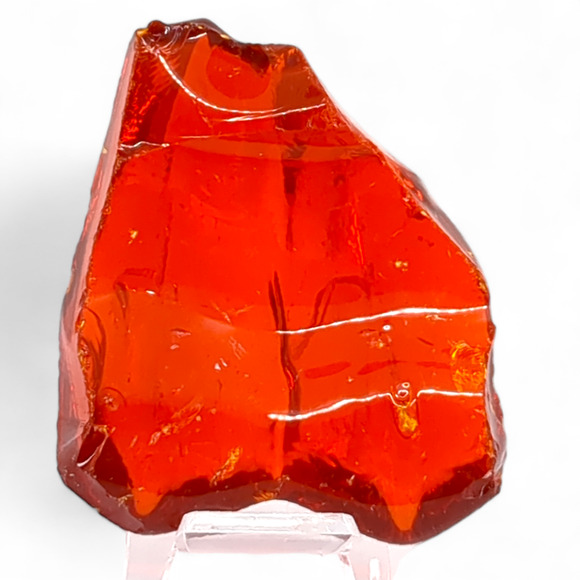 Amberina Art Glass Cullet Glowing Cadmium Slag #4GS44 - Picture 5 of 6